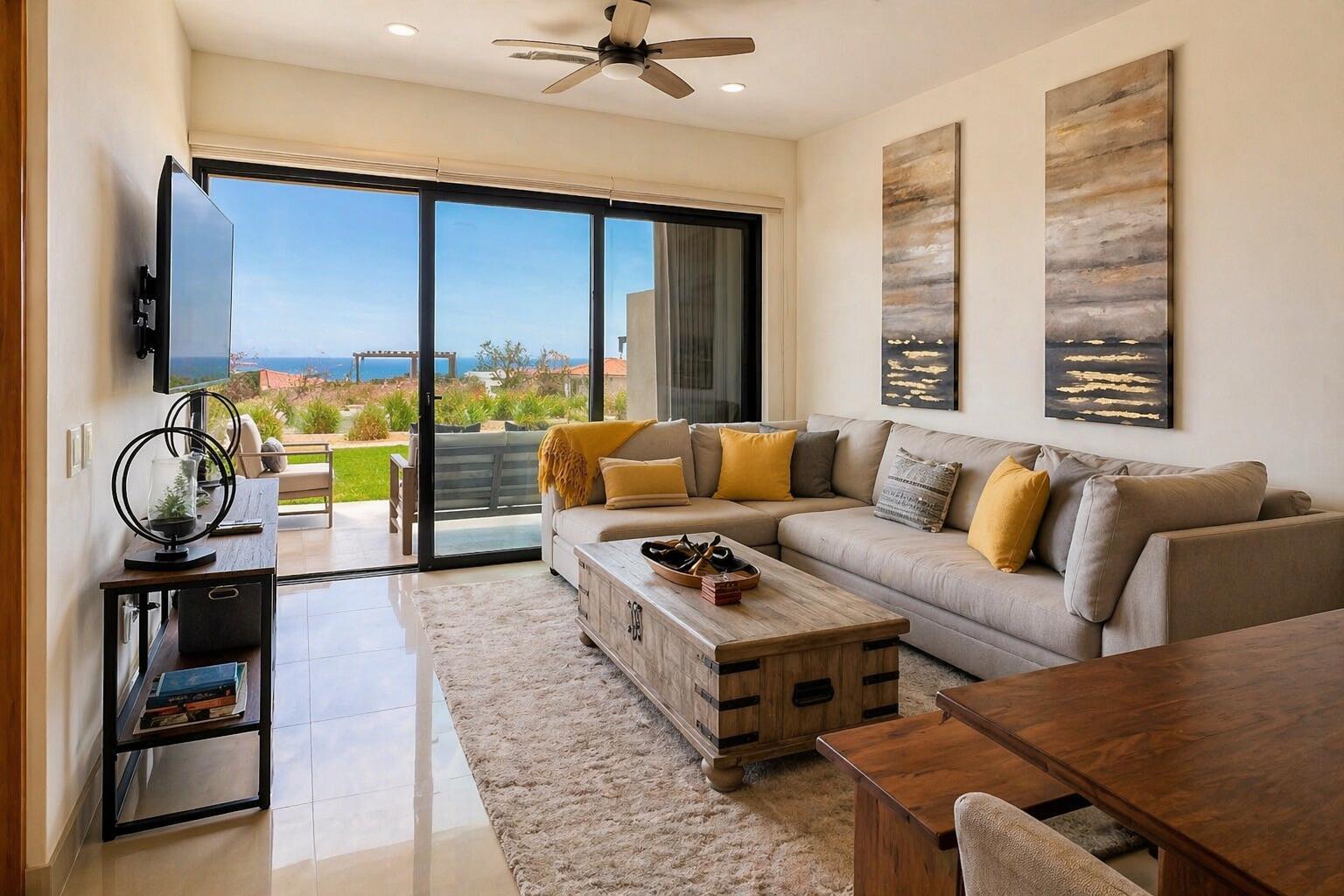 Tari Tramonti, Move-In Ready Condo W/ Garden, Cabo Corridor